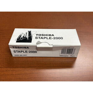 Genuine Toshiba STAPLE-2000 Staple Cartridge, Box of 3 (5000 staples)